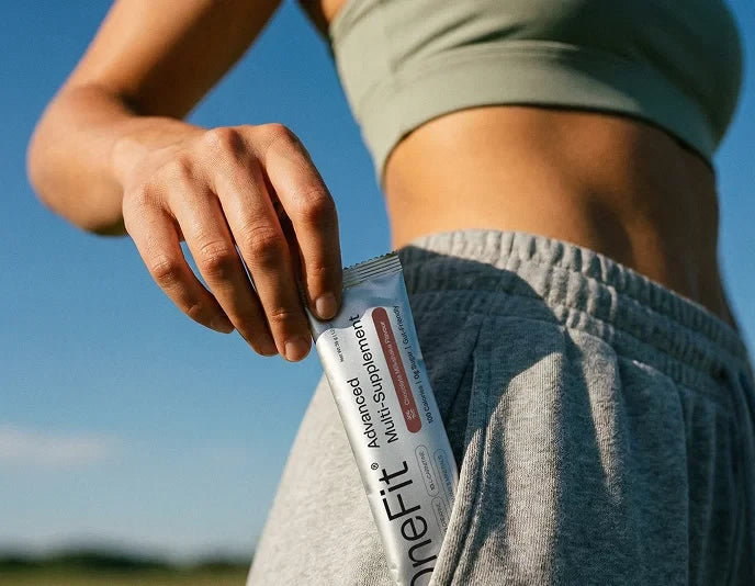 Taking a sachet