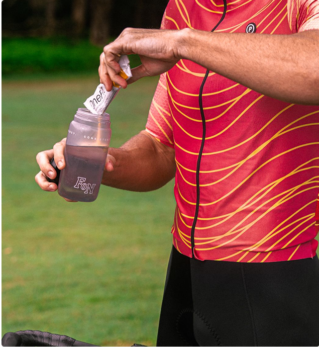 How to prepare OneFit: one sachet shaken into 300ml of water