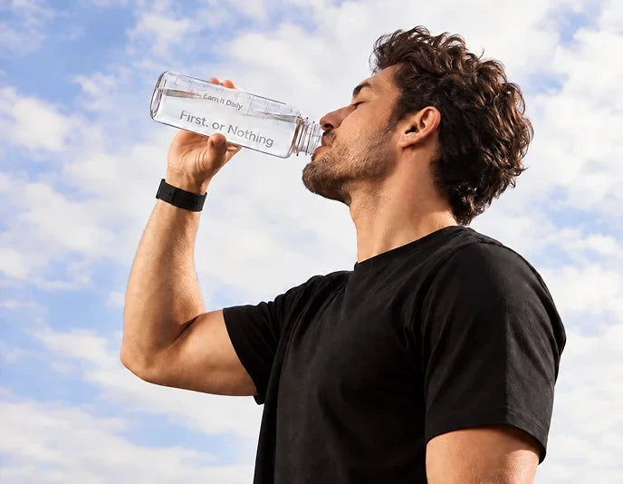 Drinking after training